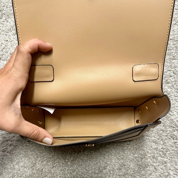 Steve Madden Tan Gold Studded Crossbody - Picture 9 of 12